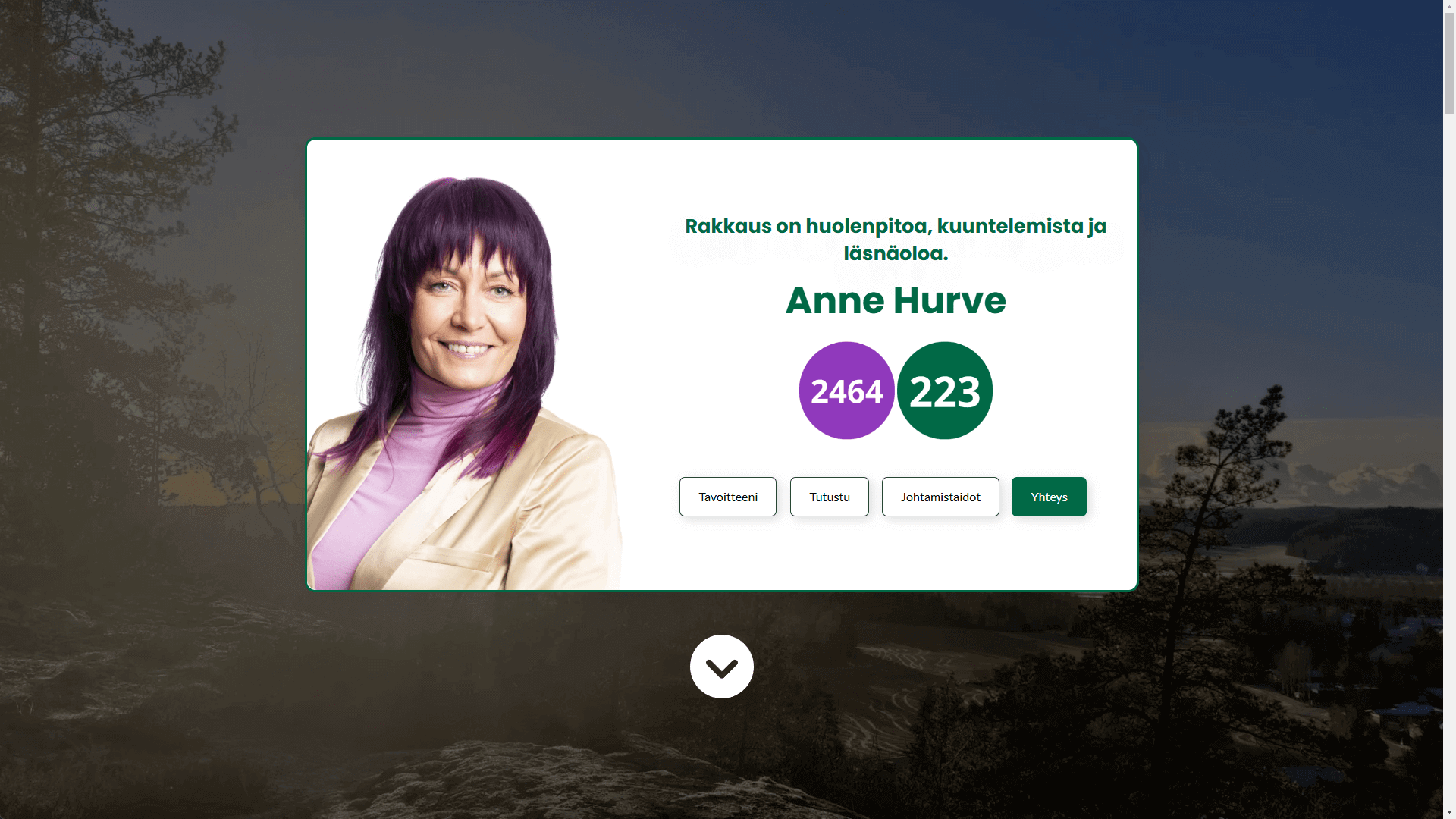 AnneHurve verkkosivu