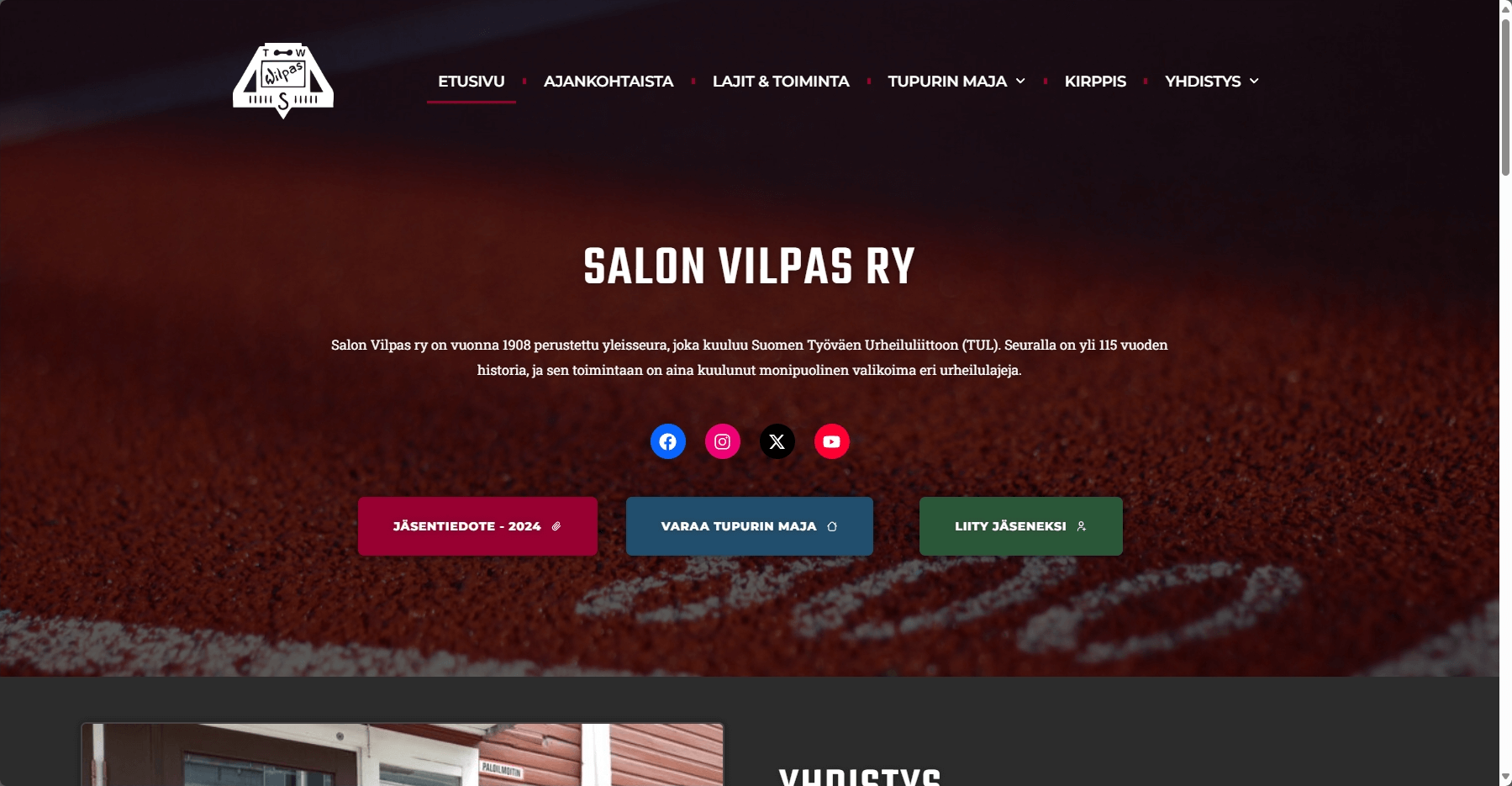 SalonVilpas verkkosivu